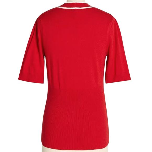 MODCLOTH 'Bow' Thyself Tie-Neck Knit Top Size 4X New with Tag - Picture 4 of 6